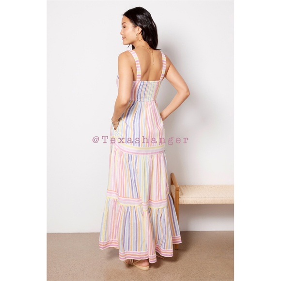 NWT Banjanan Daniella Dress M Medium Candy Stripe - Picture 6 of 16